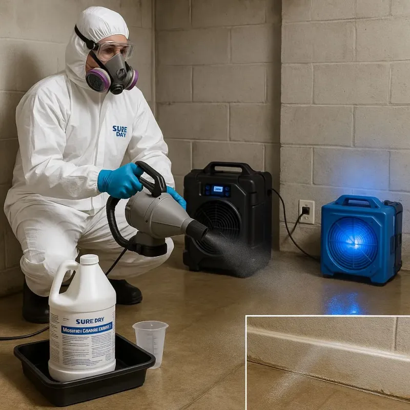 Sanitization and Odor Removal process in Queensbury, NY